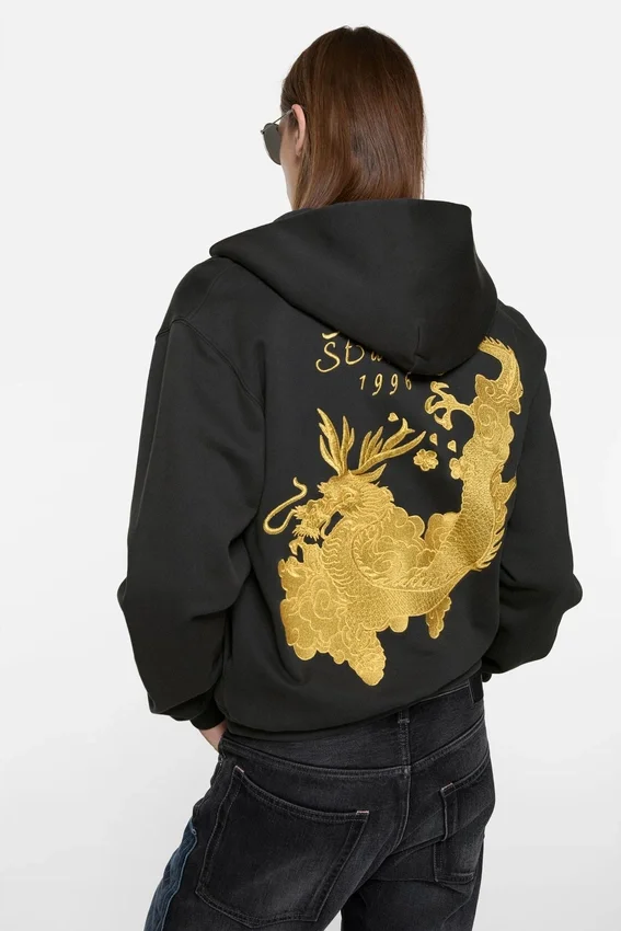 Dragon logo hoodie