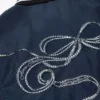 Embroidered button-up shirt