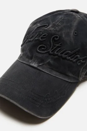 Embroidered logo cap