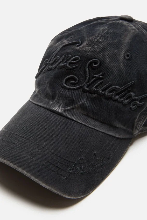 Embroidered logo cap
