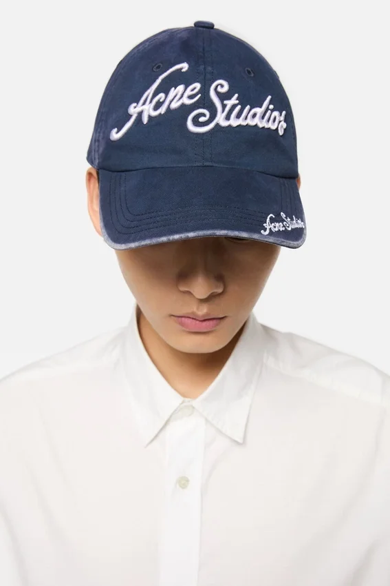 Embroidered logo cap