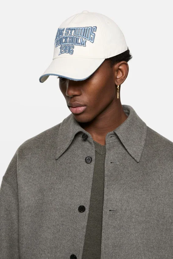 Embroidered logo hat