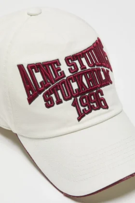 Embroidered logo hat