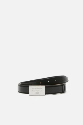 Engraved Logo leather belt