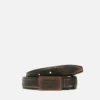Engraved Logo leather belt