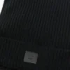 Face logo square beanie