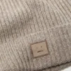 Face logo square beanie