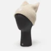 Face logo square beanie