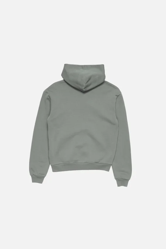 Face logo zip-up hoodie