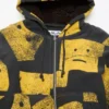 Face zip-up hoodie