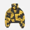 Face zip-up hoodie
