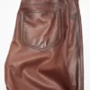 Faded leather trousers