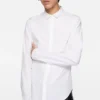 Fitted button-up shirt