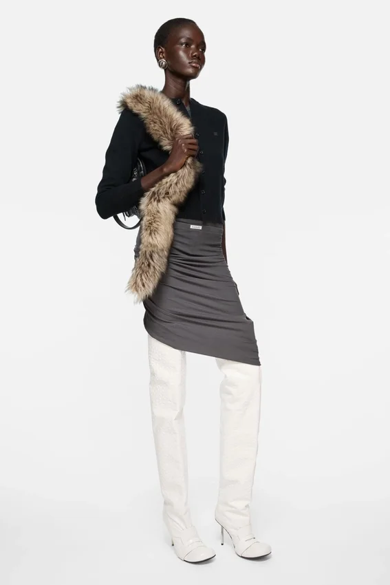 Fitted cardigan - yak wool