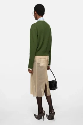 Fitted cardigan - yak wool