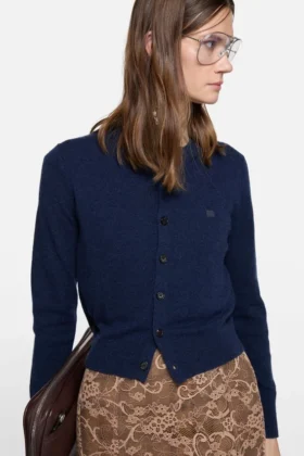 Fitted cardigan - yak wool