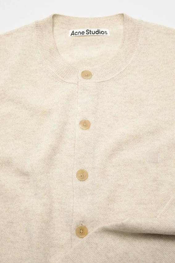 Fitted cardigan - yak wool