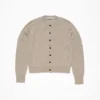 Fitted cardigan - yak wool
