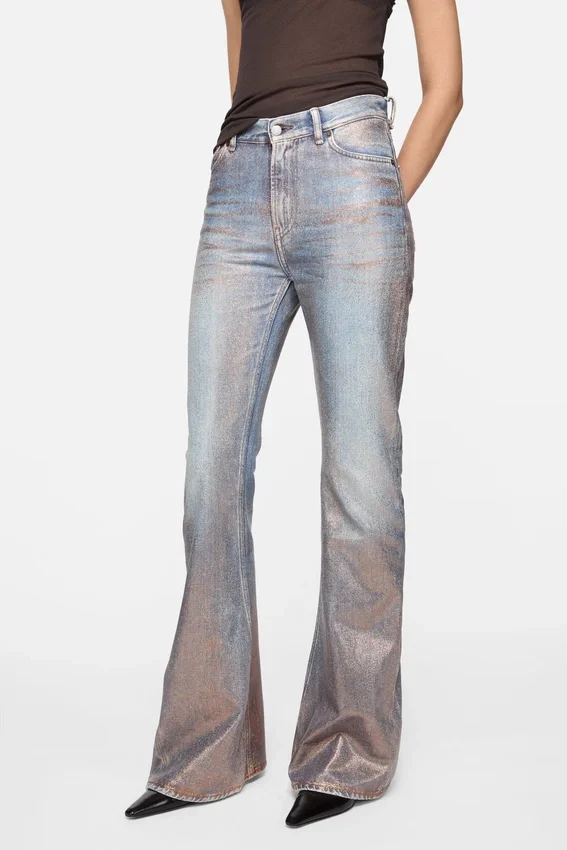 Fitted glitter jeans - 2025F