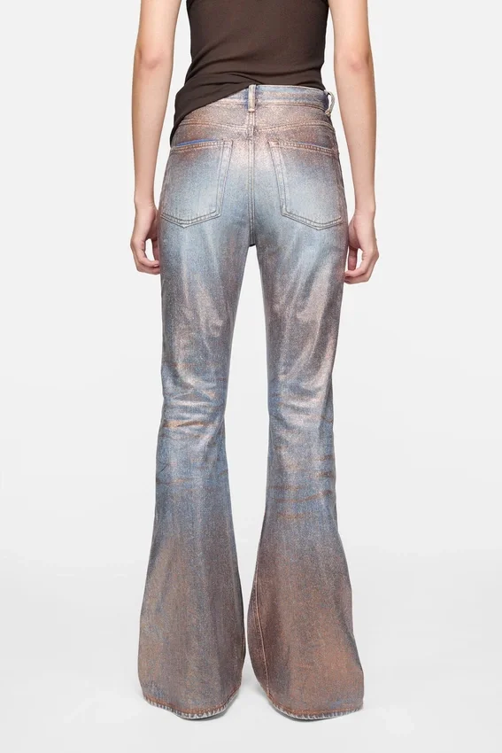 Fitted glitter jeans - 2025F