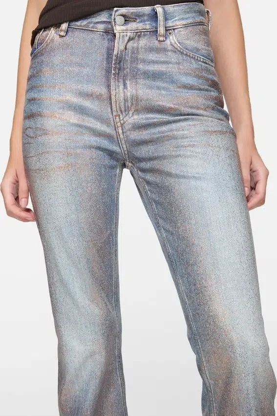 Fitted glitter jeans - 2025F