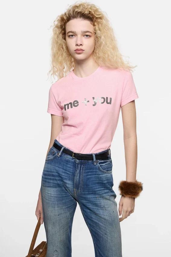 Fitted graphic t-shirt