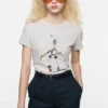 Fitted graphic t-shirt