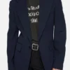 Fitted suit jacket