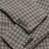 Fitted wool suit jacket