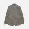 Fitted wool suit jacket