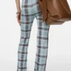 Fitted wool trousers