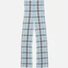 Fitted wool trousers
