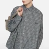 Flannel button-up shirt
