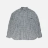 Flannel button-up shirt