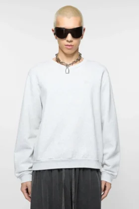 Fleece face logo sweatshirt