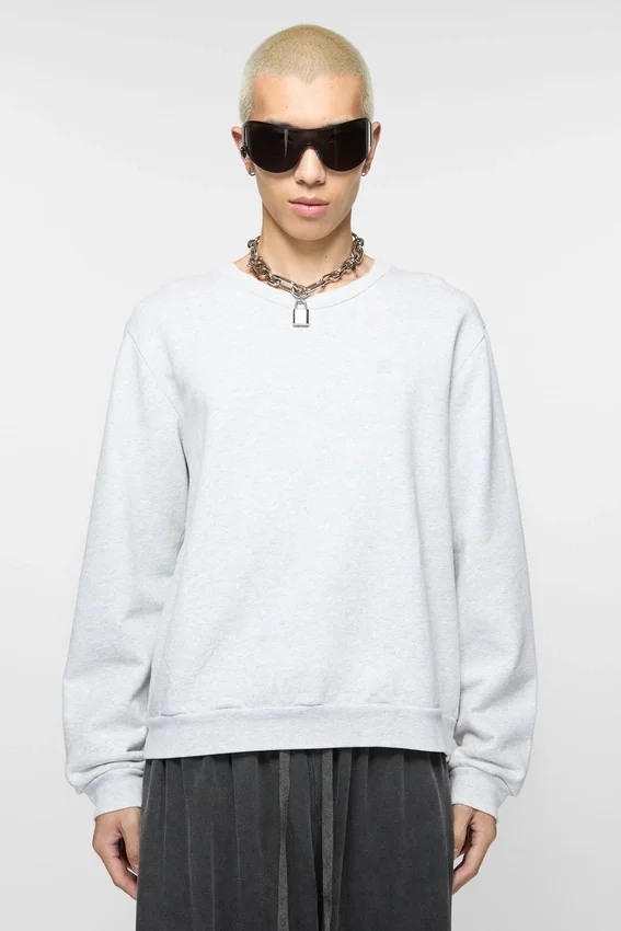 Fleece face logo sweatshirt