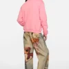 Fleece face logo sweatshirt