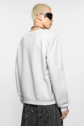 Fleece face logo sweatshirt