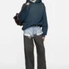 Fleece logo hoodie