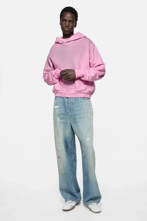 Fleece logo hoodie