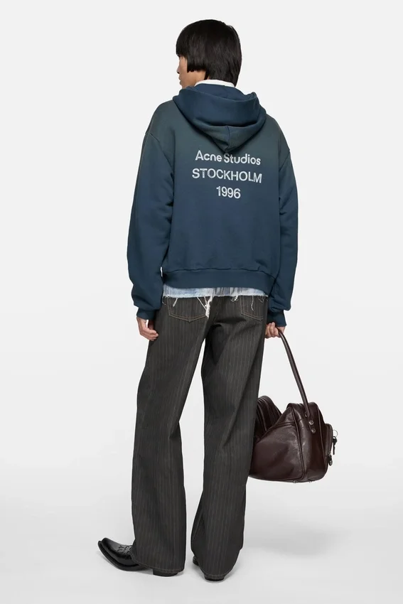 Fleece logo hoodie