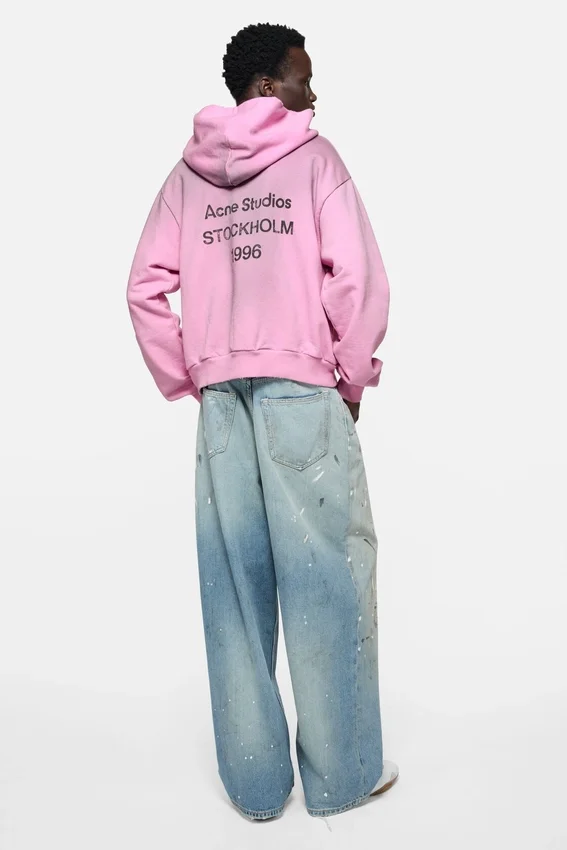 Fleece logo hoodie