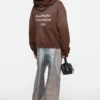 Fleece logo hoodie