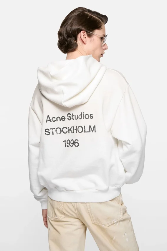 Fleece logo hoodie