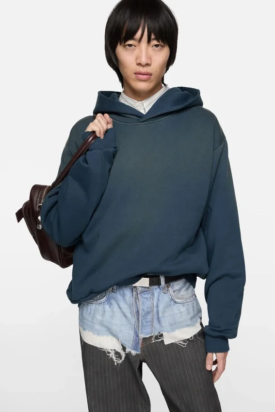 Fleece logo hoodie