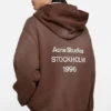 Fleece logo hoodie