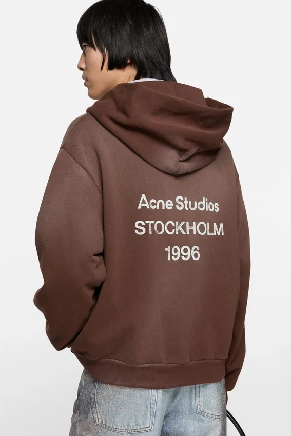 Fleece logo hoodie