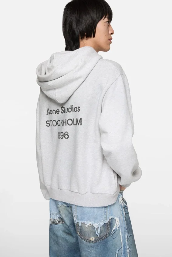 Fleece logo hoodie