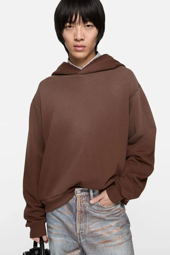 Fleece logo hoodie