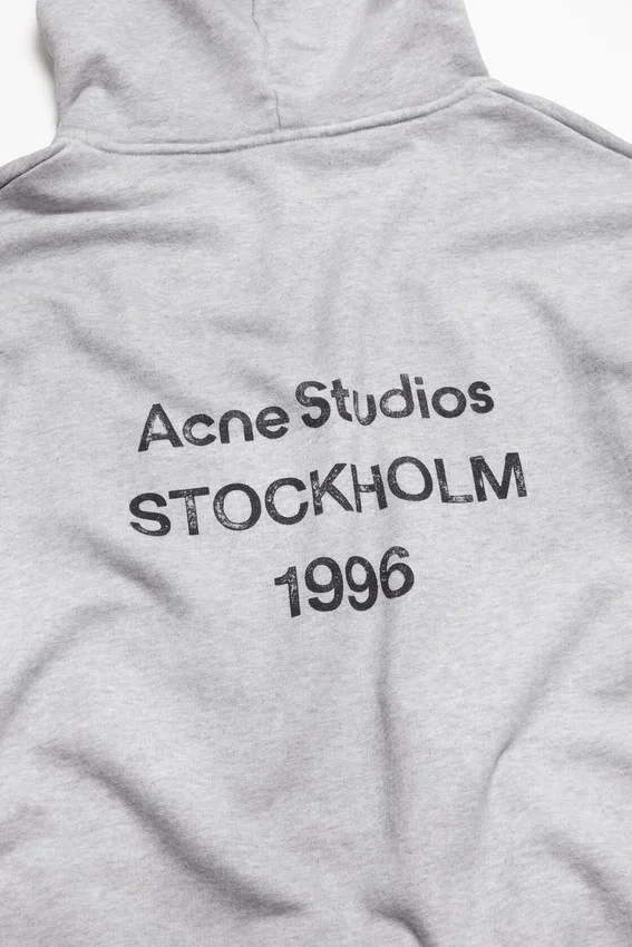 Fleece logo hoodie